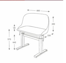 Load image into Gallery viewer, Hidrau Academy Series Sydney SM47H Piano Stool