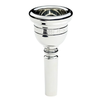 Perantucci Silver Plated Tuba Mouthpiece 銀鍍大號吹嘴– 熊貓音樂