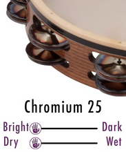 Load image into Gallery viewer, BLACK SWAMP SoundArt™ Tambourines - Chromium 25 Tambourines
