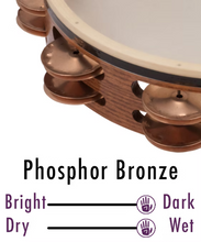 將圖片載入圖庫檢視器 BLACK SWAMP SoundArt™ Tambourines - Phosphor Bronze Tambourines