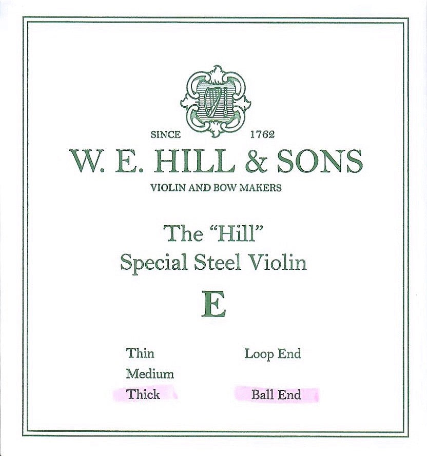 Hill & Sons 小提琴單弦