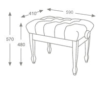 將圖片載入圖庫檢視器 Hidrau Classy series Berlin BC25 piano stool
