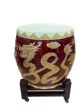 Load image into Gallery viewer, Ma's large drum with drum stand
