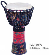 Load image into Gallery viewer, Cloth Tunable Djembe (Sheep Skin) ABS 布藝綁繩非洲鼓
