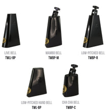 Load image into Gallery viewer, TYCOON Hand-Held Percussion - Black Pearl Series Cowbells
