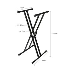 將圖片載入圖庫檢視器 HBK Hand lift-Double X  Keyboard stand
