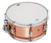 PDP Brushed Copper Concept snare drum (14" x 6.5") with snare stand