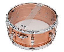 將圖片載入圖庫檢視器 PDP Brushed Copper Concept snare drum (14" x 6.5") with snare stand
