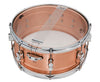 PDP Brushed Copper Concept snare drum (14" x 6.5") with snare stand