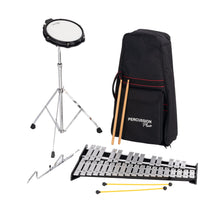 將圖片載入圖庫檢視器 Percussion Plus soprano glockenspiel outfit with drum pad
