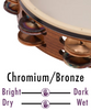 BLACK SWAMP SoundArt™ Tambourines - Chromium 25 / Bronze Tambourines