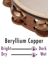 Load image into Gallery viewer, BLACK SWAMP SoundArt™ Tambourines - Beryllium Copper Tambourines

