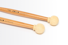 將圖片載入圖庫檢視器 Freer Percussion BD2H – Small Head Chamois Bass Drum Mallets Hickory Shafts (sold in pairs)

