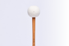 Load image into Gallery viewer, Freer Percussion BD5H – Extra Large Head Soft Bass Drum Mallet Hickory Shaft (single mallet)
