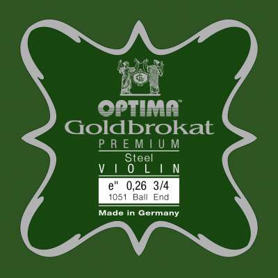 Optima Goldbrokat Premium VLN E 0.26 Ball End（單弦）