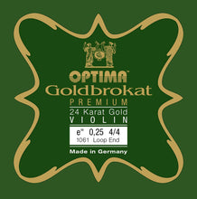 將圖片載入圖庫檢視器 Optima Goldbrokat Violin 24K Gold E（單弦）
