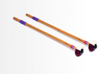 Load image into Gallery viewer, Freer Percussion TFDS – SOFT/HARD Tonkin Bamboo Felt Double-Sided Timpani Mallets
