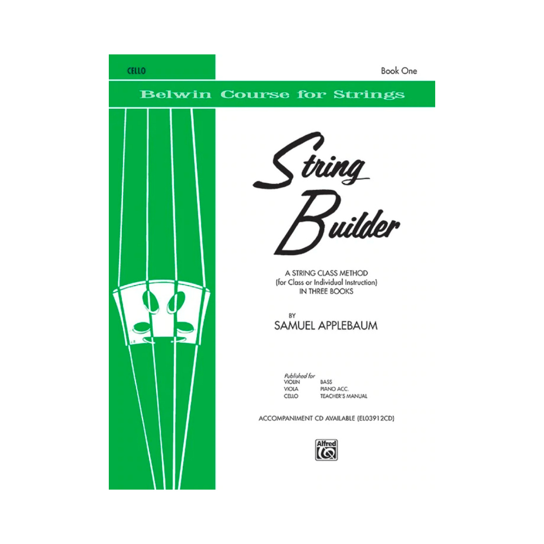 String Builder Cello Book 1 Cello Textbook – 熊貓音樂生活百貨