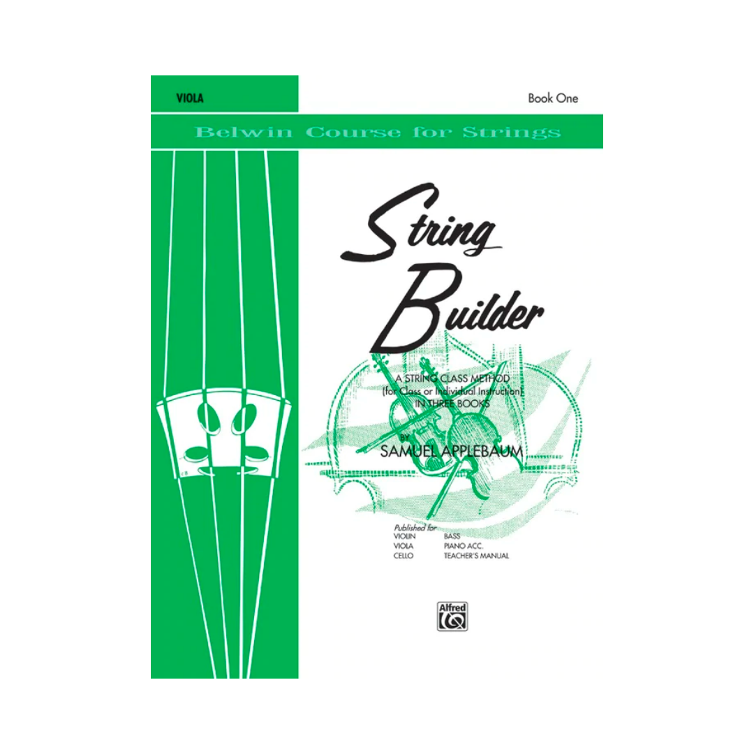 String Builder Viola Book 1 中提琴教本